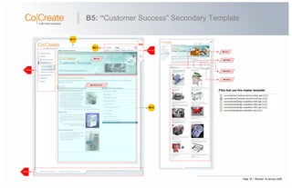 Page 18 | Revised: 10 January 2008
A1-6
A1-3-2
B5: “Customer Success” Secondary Template
B5-2-1
Files that use this master template:
B5-2
B5-1-2-2
B5-1
 