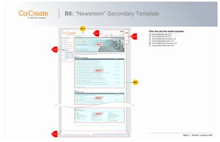 Page 21 | Revised: 10 January 2008
B8: “Newsroom” Secondary Template
A1-3-2
A1-6
Files that use this master template:
B8-1-1
B8-1
 