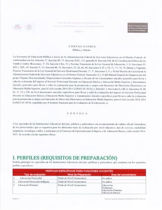 Cocurso de oposición ed. básica 2014