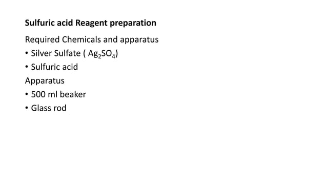 COD Testing methods with rbCOD and other | PPT