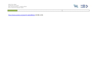 Salford City College
Eccles Sixth Form Centre
BTEC Extended Diploma in GAMES DESIGN
Unit 73: Sound For Computer Games
https://www.youtube.com/watch?v=idphc8MlwDs (0:0:48)- (1:45)
 