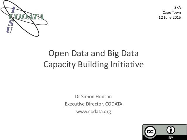 Open Data and Big Datav Capacity Building Initiative