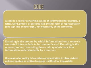 Coding and Decoding | PPTX