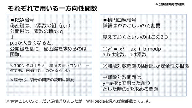 公開鍵暗号について 公開鍵暗号について