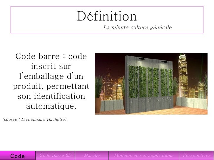 Code Barre 3 D