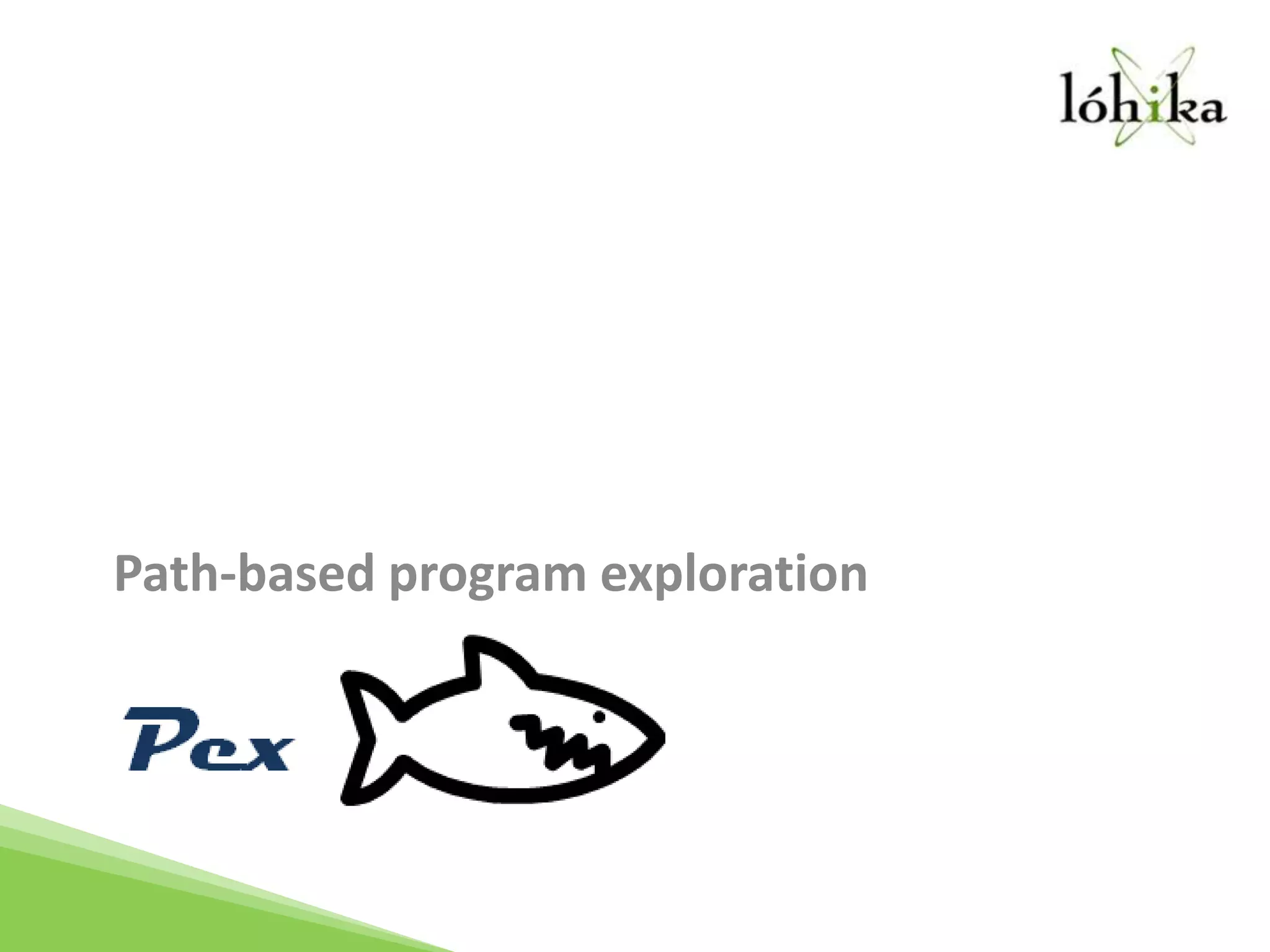 PEXPath-based program exploration