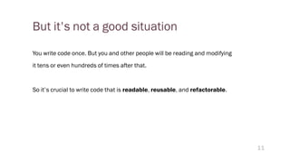 Writing code for people | PDF
