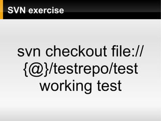 Code Management (Version Control)