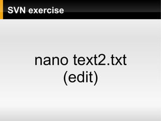 Code Management (Version Control)