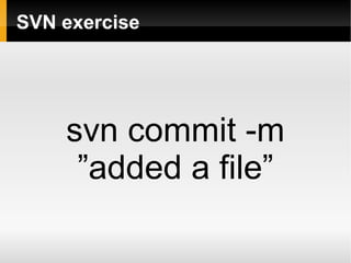 Code Management (Version Control)