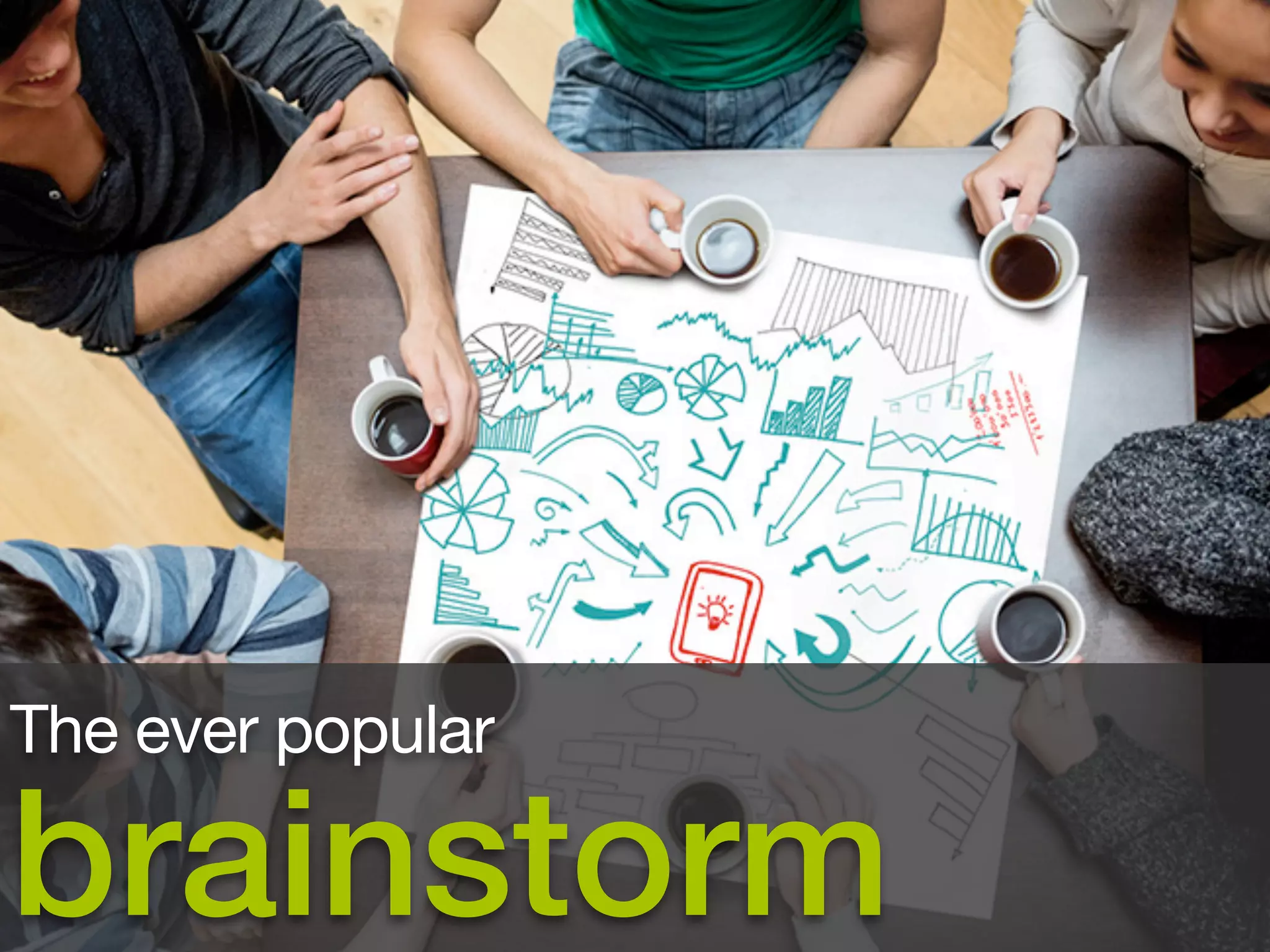 The ever popular 
brainstorm 
 