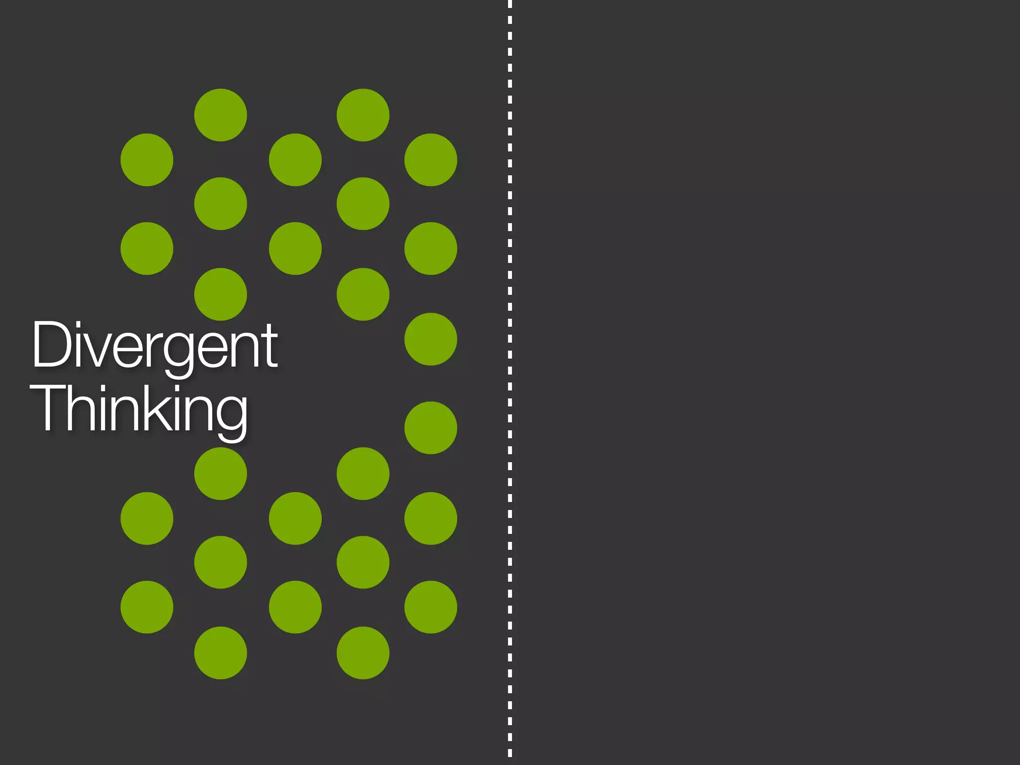 Divergent 
Thinking 
 