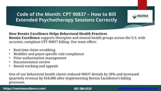 Code of the Month: CPT 90837 – How to Bill Extended Psychotherapy ...