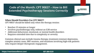 Code of the Month: CPT 90837 – How to Bill Extended Psychotherapy ...
