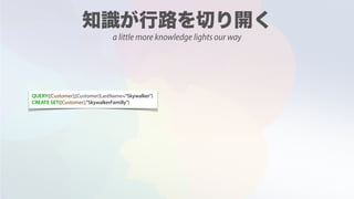 QUERY([Customer];[Customer]LastName="Skywalker")
CREATE SET([Customer];"SkywalkerFamilly")
a little more knowledge lights our way
 