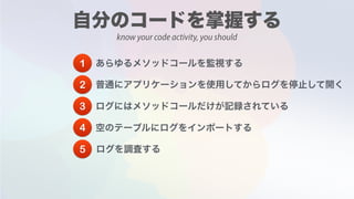 know your code activity, you should
1
2
3
4
5
 