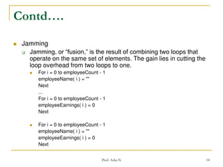 Code tuning techniques | PDF