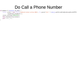 Do Call a Phone Number
 