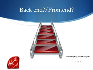 Back end?/Frontend?
 