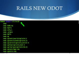 RAILS NEW ODOT
 