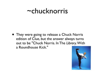 Code4Lib 2007: Erik Hatcher Keynote