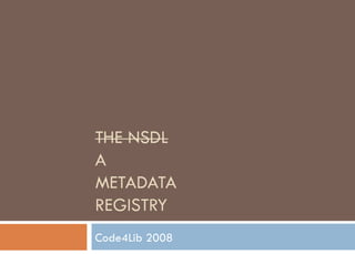 Code4Lib 2008 