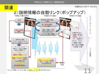 昨年2013 LT資料から(一部補足改定) 
元資料2012.11月バージョンから関連 
11 
 