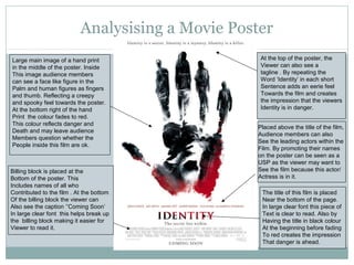 Code and conventions of poster | PPT