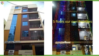 5 floors our own Premises
 