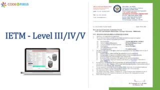 IETM - Level III/IV/V
 