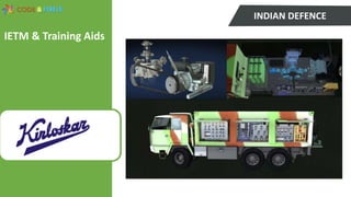 Integrated Air
compressor and
Storage Facility
Vehicle
(IACSF)
INDIAN DEFENCE
IETM & Training Aids
 