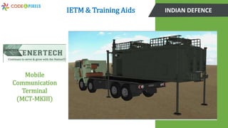 INDIAN DEFENCE
Mobile
Communication
Terminal
(MCT-MKIII)
IETM & Training Aids
 