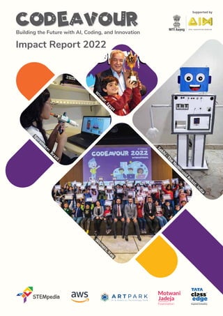 Building the Future with AI, Coding, and Innovation
Impact Report 2022
S
p
i
r
o
m
e
t
e
r
,
B
r
a
z
i
l
S
a
k
h
i
-
T
h
e
H
u
m
a
n
o
i
d
R
o
b
o
t
,
I
n
d
i
a
W
i
n
n
e
r
,
E
g
y
p
t
W
i
n
n
e
r
s
,
I
r
a
q
Supported by
 