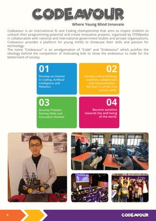 Codeavour 2022 Impact Report- Student AI and Coding Competition