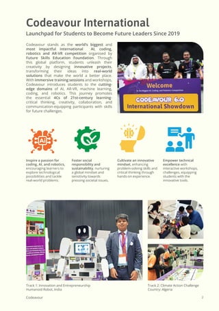 Codeavour 6.0 Impact Report - Student AI and Coding Competition | PDF