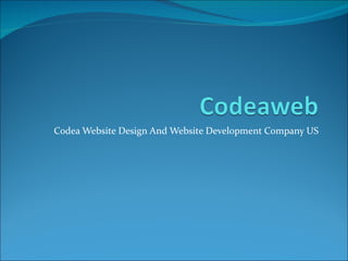 Codea Website Design And Website Development Company US 