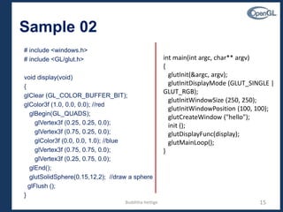 Graphics Programming OpenGL & GLUT in Code::Blocks | PDF
