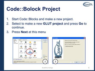 Graphics Programming OpenGL & GLUT in Code::Blocks | PDF