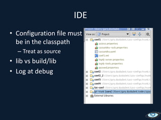 IDEConfiguration file must be in the classpathTreat as sourcelib vs build/libLog at debug