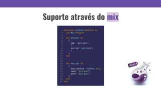 Suporte através do mix
 