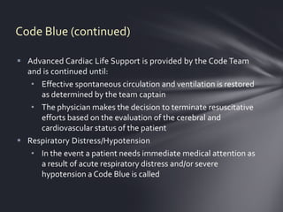 Code blue | PPTX