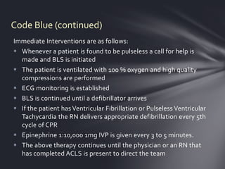 Code blue | PPT