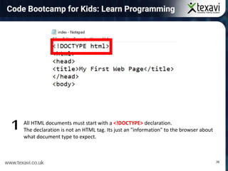 Codeboot Code Bootcamp for Kids- Learn Programming -Texavi AnalystZone by Pardha ...