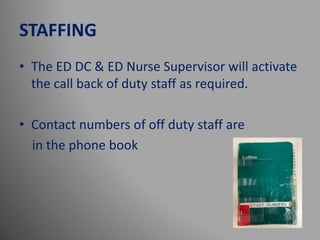 Code Brown - Disaster Medicine in the ED | PPTX