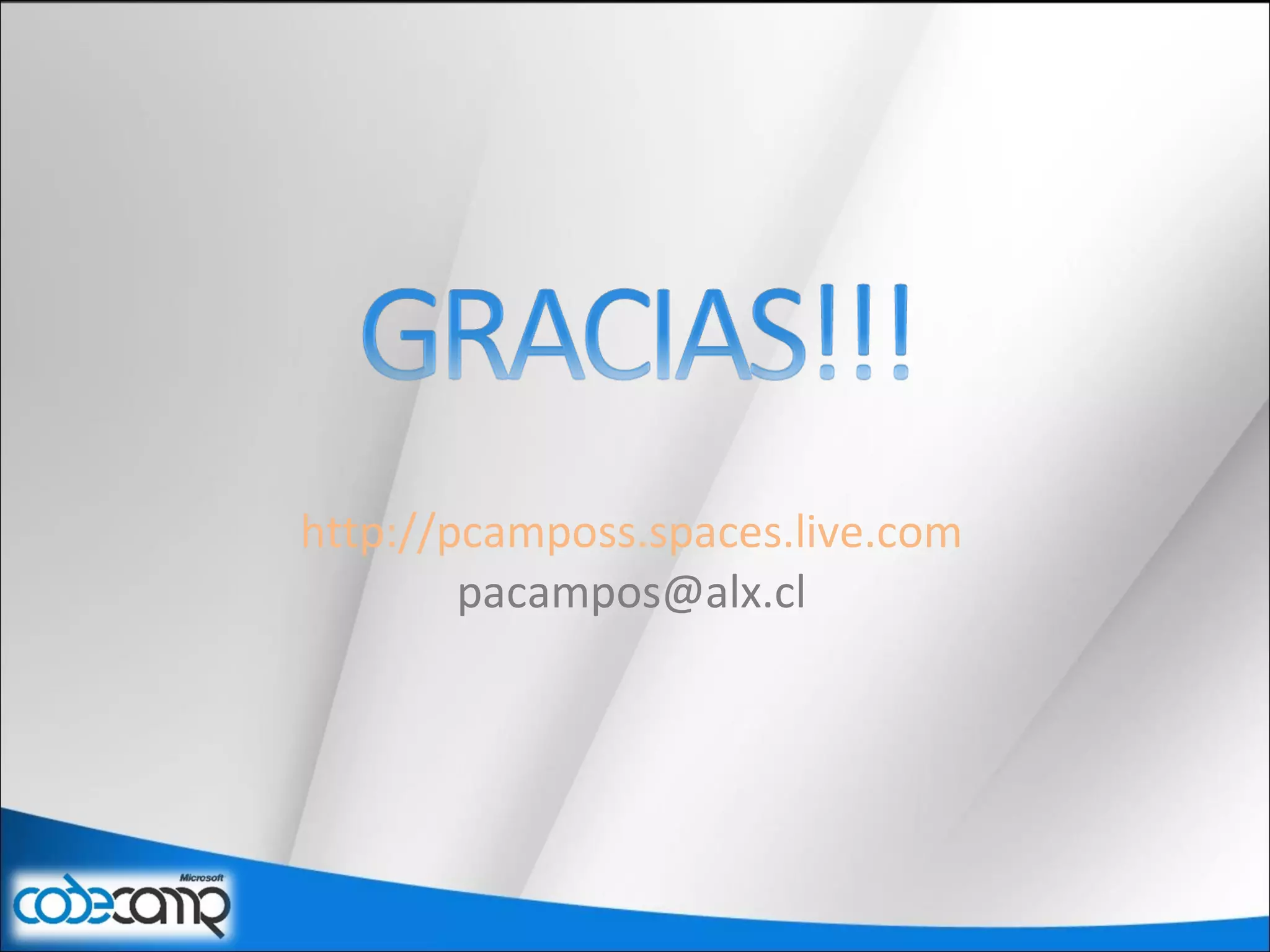 http://pcamposs.spaces.live.com
pacampos@alx.cl
 