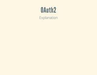 OAuth2
Explanation
 