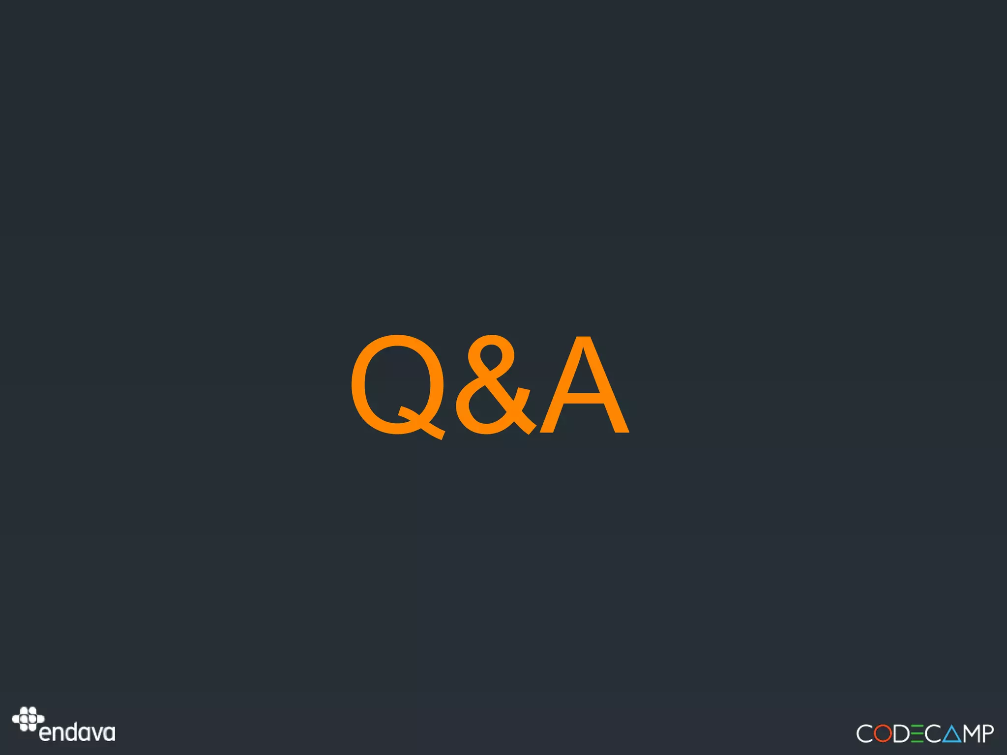 Q&A
 