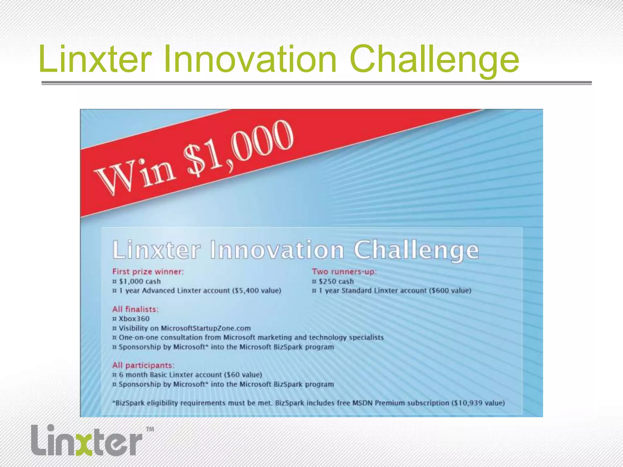 Linxter Innovation Challenge