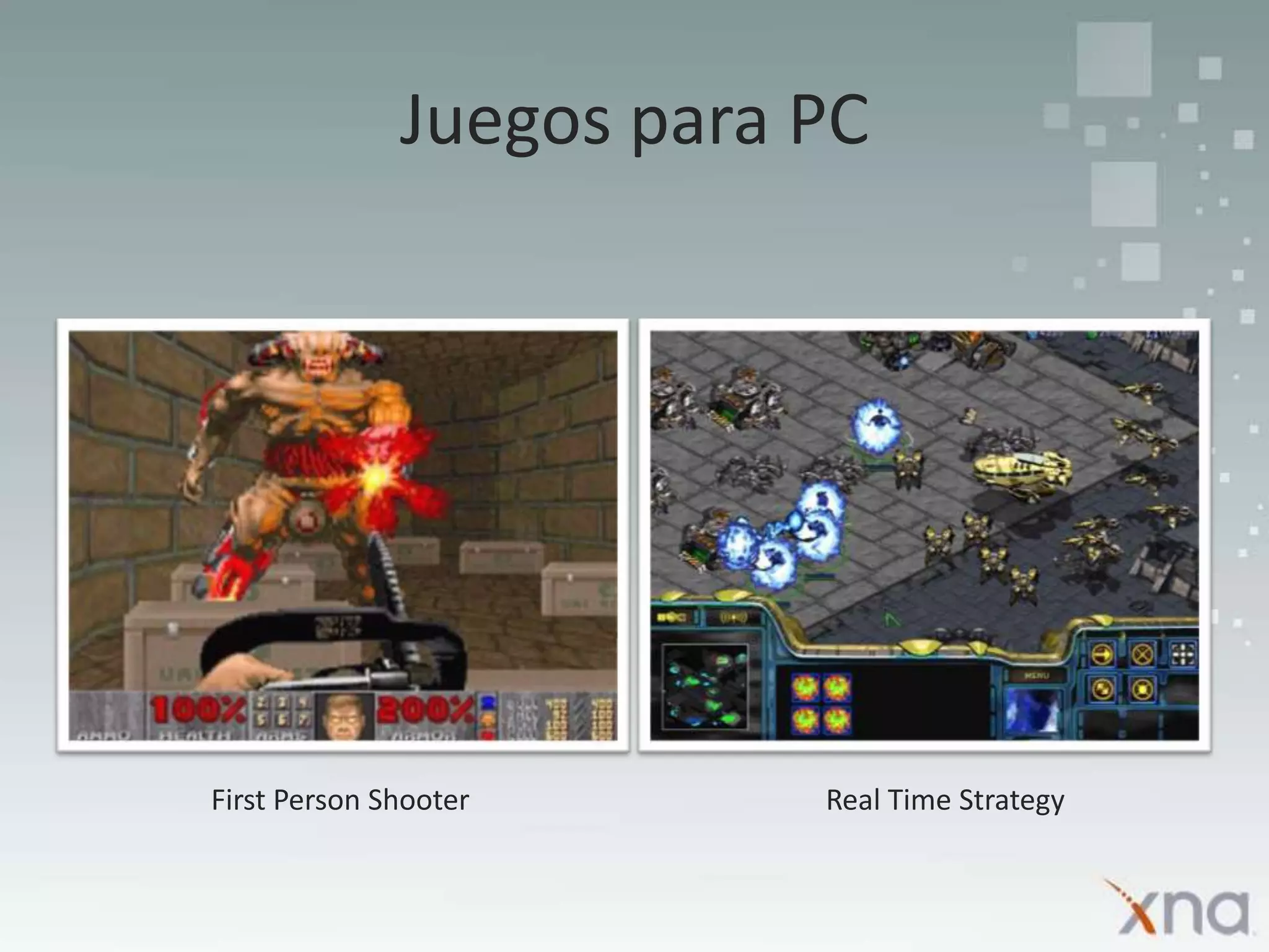 Juegos para PCFirstPersonShooterReal Time Strategy