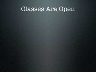 Classes Are Open
 